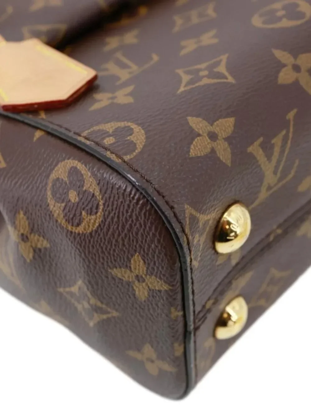 Louis Vuitton Cluny BB Monogram Canvas Crossbody Bag Brown